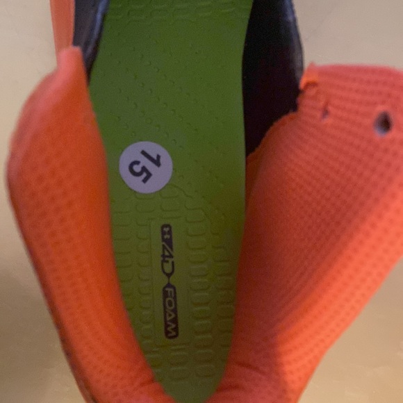 Men’s Under Armour Baseball Cleats Clutch Fit Black/Orange US15 New W/O Orig Box - Picture 10 of 15